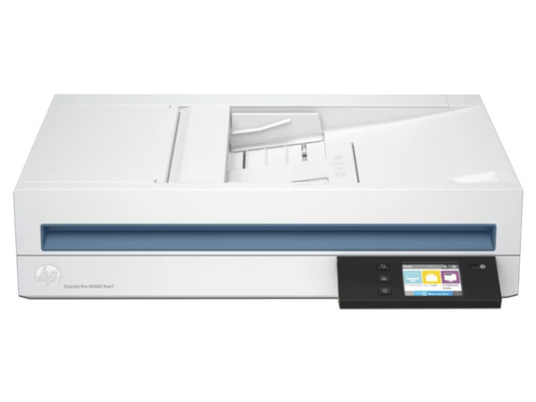 Escáner de cama plana HP ScanJet Pro N4600, hasta 1200 dpi, velocidad de escaneo 40 ppm, ADF, USB. Color Blanco