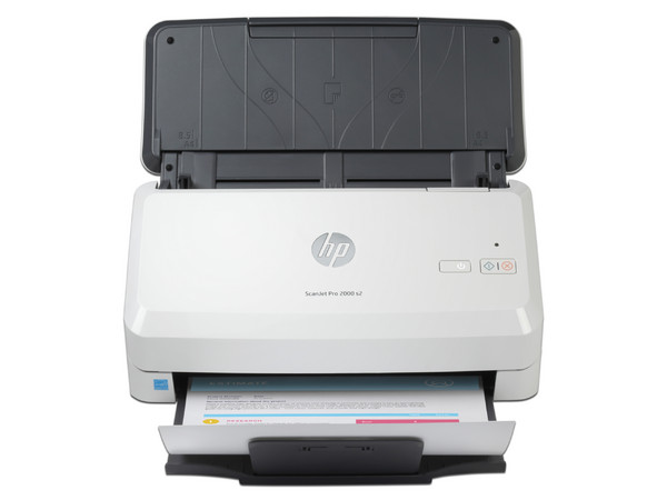 Escáner Duplex HP ScanJet Pro 2000 s2 con resolución de 600 ppp, ADF, USB 3.0.