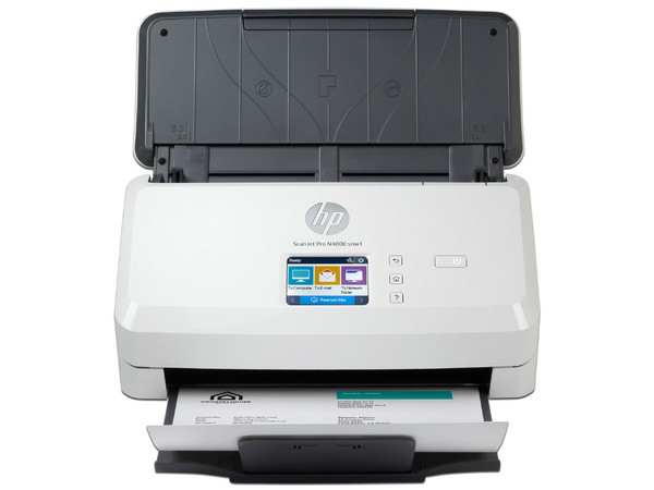 Escáner ADF HP ScanJet ProN4000 snw1, 600ppp, Wi-Fi, Ethernet, USB.