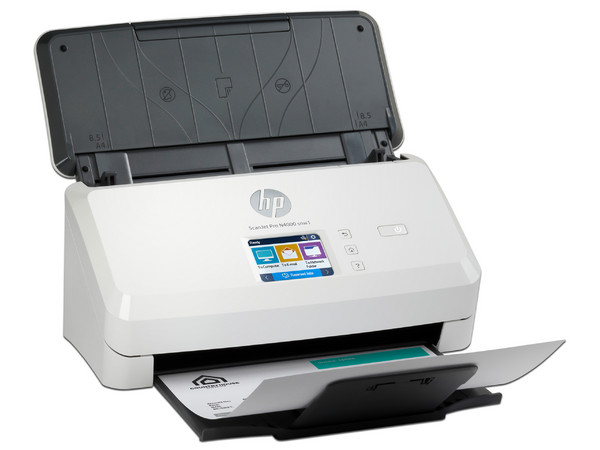 Escáner ADF HP ScanJet ProN4000 snw1, 600ppp, Wi-Fi, Ethernet, USB.