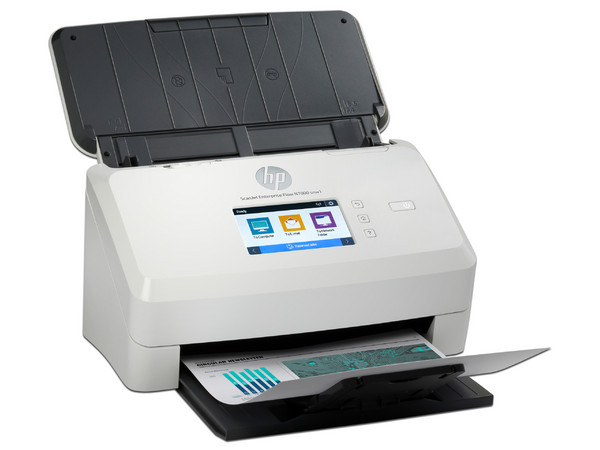 Escáner HP ScanJet Enterprise Flow 7000 snw1, 600 dpi, USB, Ethernet, Wi-Fi.
