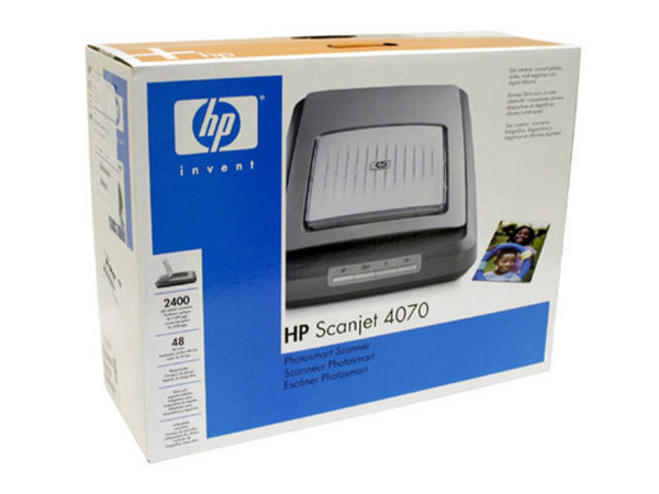 Scanner HP ScanJet 4070, 2400 x 2400 dpi, Interfase USB 2.0, 48-bits.