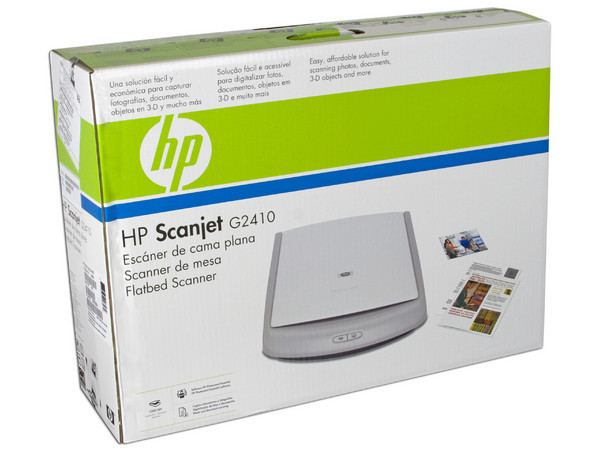 Escáner HP ScanJet G2410, 1200x1200 dpi, USB.