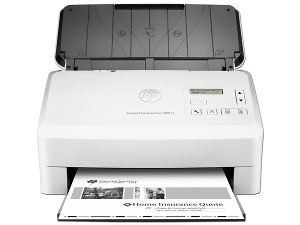 Escáner HP ScanJet Enterprise Flow 7000 s3, 600 ppp, USB.