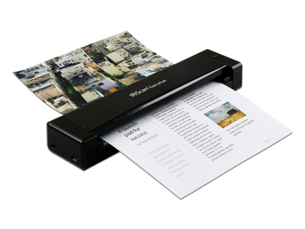 Escáner portátil IRIS Executive 4, 24bits, 600 ppp, USB.