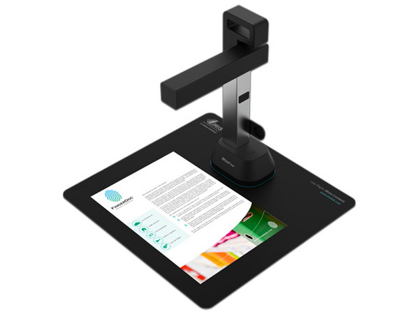 Digitalizador de Documentos Iriscan Desk Pro 6, Eliminador de Huellas, Detección de Cambio de Página Auto, Color Negro.