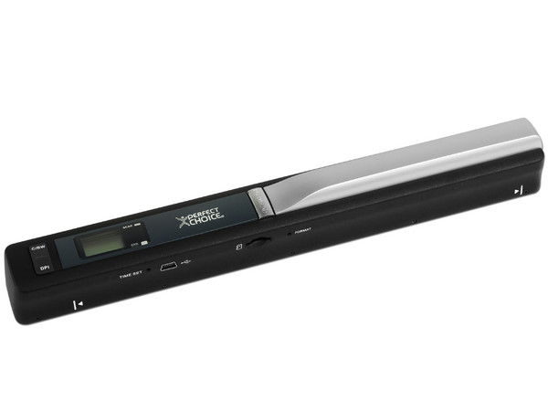 Escáner Portátil Perfect Choice Travel Scan, hasta 600 dpi, graba directamente en una memoria MicroSD.