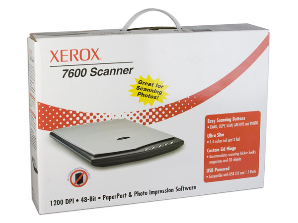 Escáner Xerox 7600, 48bits, 1200 dpi