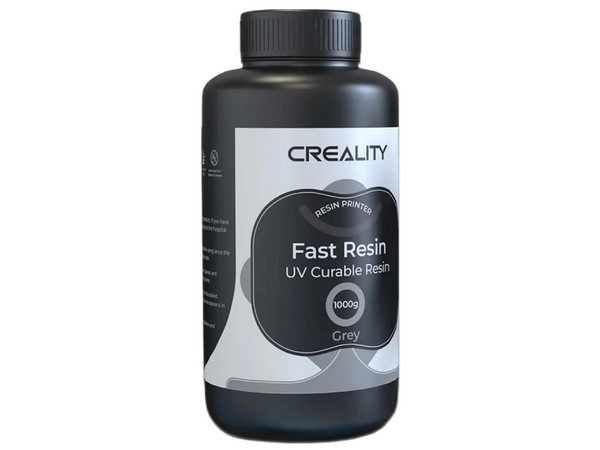 Resina Creality Fast UV de 1Kg, Secado Rápido, Color Gris.