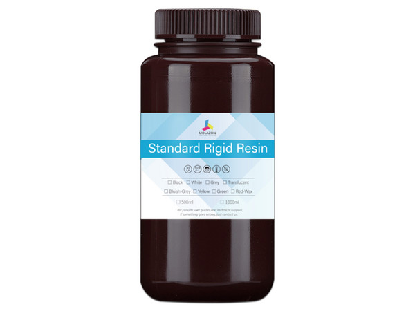 Resina Molazon Rígida Estandar de 500ml, Compatible hasta 405nm, Transparente.