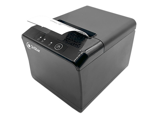 Miniprinter Térmica para tickets 3nStar RPT004 de 80mm, Ethernet, Color Negro.
