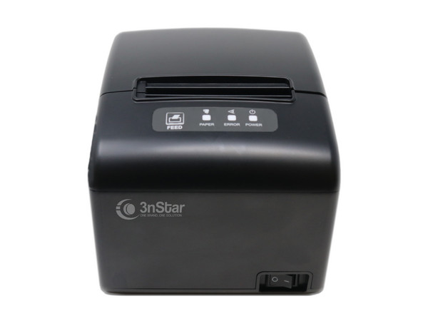 Impresora térmica de tickets 3nStar RPT006W de 72mm, interfaz Wi-Fi, Ethernet, USB. Color Negro.