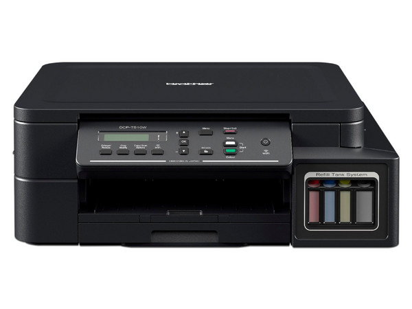 Multifuncional de Inyección Brother DCP-T510W InkBenefit Dragon, Impresora, Copiadora, Escáner, sistema de tanque de tinta, Wi-Fi, USB. Color negro.