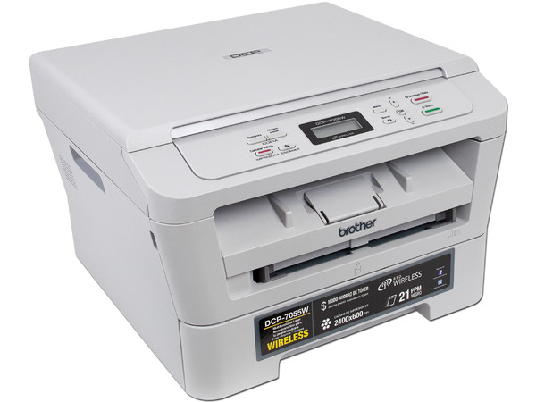 Multifuncional Brother DCP-7055W Impresora Láser Monocromática, Copiadora y Escáner, Wi-Fi, USB.