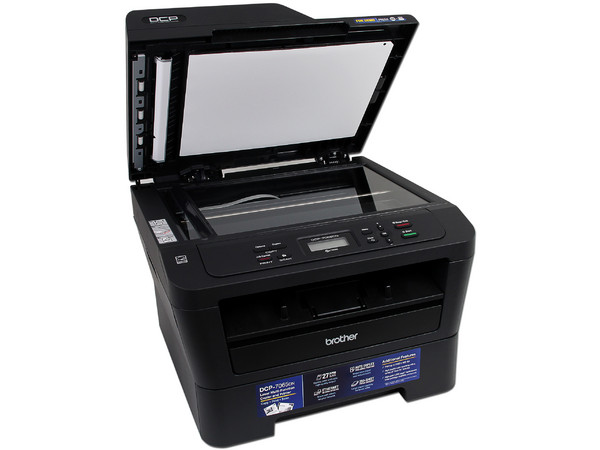 Multifuncional Brother DCP-7065DN: Impresora Láser Monocromática, Copiadora, Escáner, hasta 27ppm, 2400 x 600 dpi, Ethernet, USB.