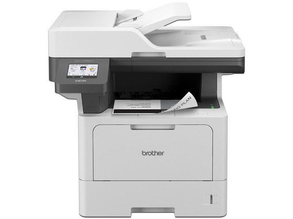 Multifuncional Empresarial Brother DCP-L5660DN, Impresora Láser Monocromática, Resolución de Impresión de hasta 1200 x 1200 DPI, Copiadora y Escáner, Ethernet, USB.