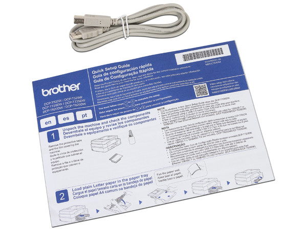 Multifuncional Brother DCP-T520W InkBenefit Tank, Sistema de Tanques de Tinta, Impresora, Copiadora y Escáner, Wi-Fi, USB.