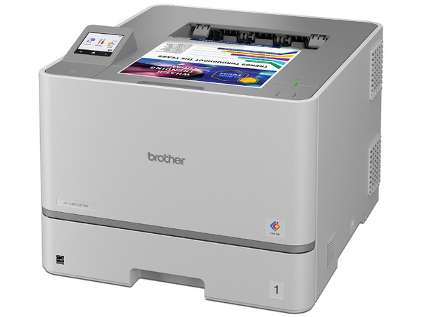 Impresora Láser a Color Brother Valor HLL8570CDW, Resolución de 2400 x 600 DPI, Velocidad de 33 ppm, Ethernet, Wi-Fi. Color Blanco.