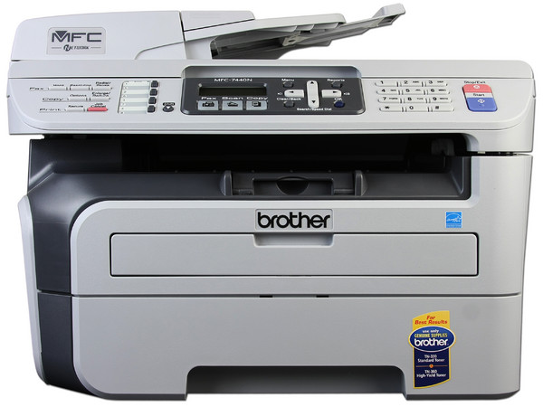 Multifuncional Brother MFC-7440N: Impresora Láser Monocromática, Copiadora, Escáner y Fax.