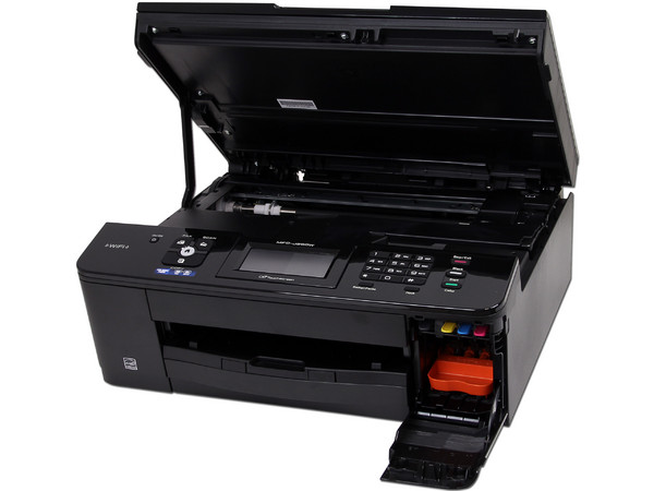 Multifuncional Brother MFC-J280W Impresora, Copiadora, Escáner y Fax, Resolución hasta 6000 x 1200 dpi, pantalla LCD Touch de 1.9