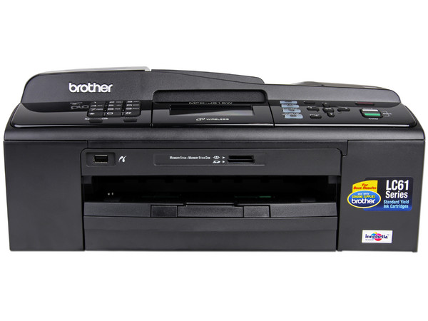 Multifuncional Brother MFC-J615W Impresora, Copiadora, Escáner y Fax, Resolución hasta 6000 x 1200 dpi, Pantalla a color de 3.3