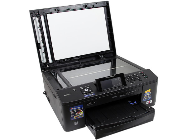  Multifuncional Brother MFC-J625W Impresora, Copiadora, Escáner y Fax, Resolución hasta 6000 x 1200 dpi, pantalla LCD Touch de 1.9