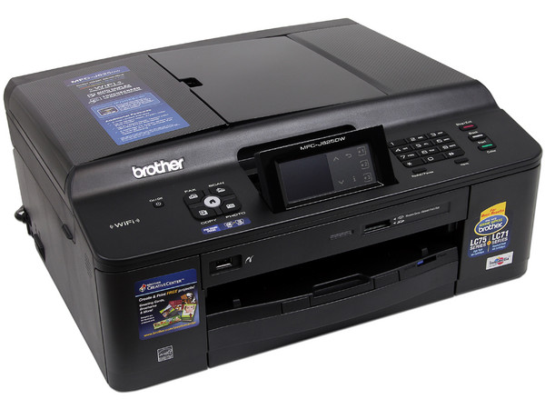  Multifuncional Brother MFC-J625W Impresora, Copiadora, Escáner y Fax, Resolución hasta 6000 x 1200 dpi, pantalla LCD Touch de 1.9