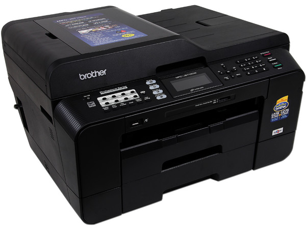 Multifuncional Brother MFC-J6710DW, Impresora Doble Carta, Copiadora, Escáner y Fax, hasta 35ppm, resolución max. 6000 x 1200dpi, Wireless (802.11b/g/n), Ethernet, USB. 