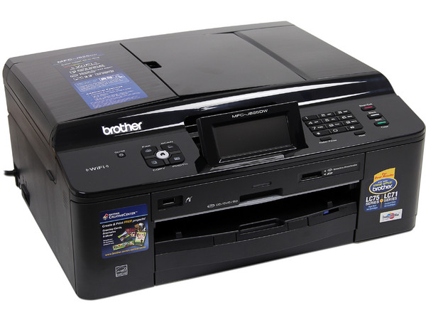 Multifuncional Brother MFC-J825DW Impresora, Copiadora, Escáner y Fax, Resolución hasta 6000 x 1200 dpi, pantalla LCD Touch de 3.3