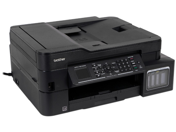 Multifuncional de inyección Brother MFC-T910DW, Impresora, Copiadora, Escáner y Fax, sistema de tanque de tinta, Duplex, USB, Wi-Fi, Ethernet.