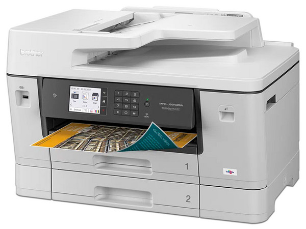 Multifuncional Brother MFC-J6940DW, Impresora, Copiadora, Escáner y Fax, Doble Carta, Dúplex, Resolución máxima de Impresión de 4800 x 1200 DPI, Wi-Fi, Ethernet, USB.