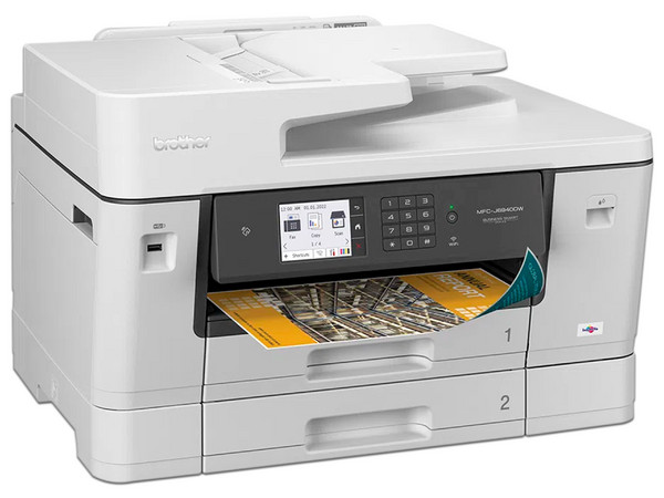 Multifuncional Brother MFC-J6940DW, Impresora, Copiadora, Escáner y Fax, Doble Carta, Dúplex, Resolución máxima de Impresión de 4800 x 1200 DPI, Wi-Fi, Ethernet, USB.