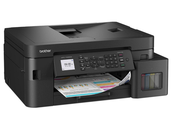 Multifuncional Brother MFC-T930DW, InkBenefit Tank, Sistema de Inyección de Tinta, Impresora, Copiadora y Escáner, Velocidad de Impresión en Negro de 17ppm, Resolución máxima de Impresión de 6000 x 1200 dpi, Dúplex, Wi-Fi, Ethernet, Color Negro.