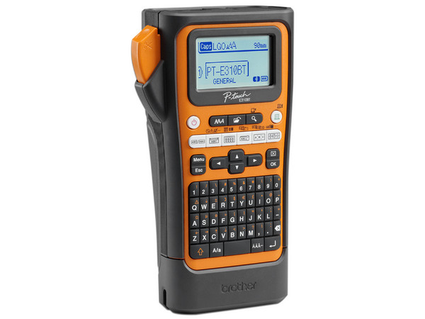 Rotuladora Portátil Industrial Brother PT-E310BTVP con batería recargable, Soporta Cintas de hasta 18mm, 180dpi.