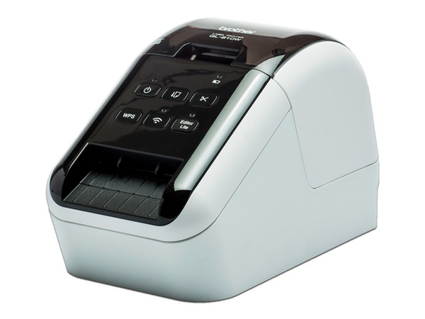 Impresora de etiquetas Brother QL810W, resolución 300 x 600, USB, Wi-Fi.