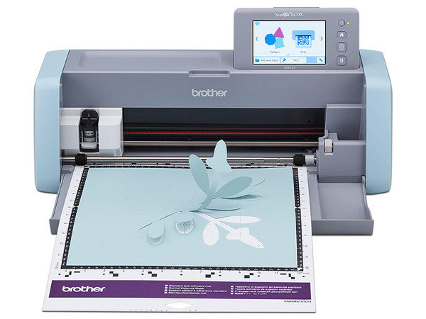 Mini Plotter de Corte Brother SDX125 con escáner incorporado hasta 600 dpi, Pantalla táctil de 5