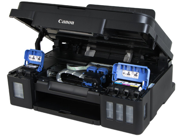 Multifuncional Canon PIXMA G3100, resolución hasta 4800 x 1200 dpi, sistema de tanque de tinta, USB, Wi-Fi.