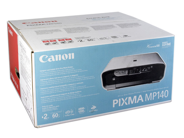 Multifuncional Canon PIXMA MP140 Impresora, Copiadora y Escáner, Resolución hasta 4800x1200 dpi.   