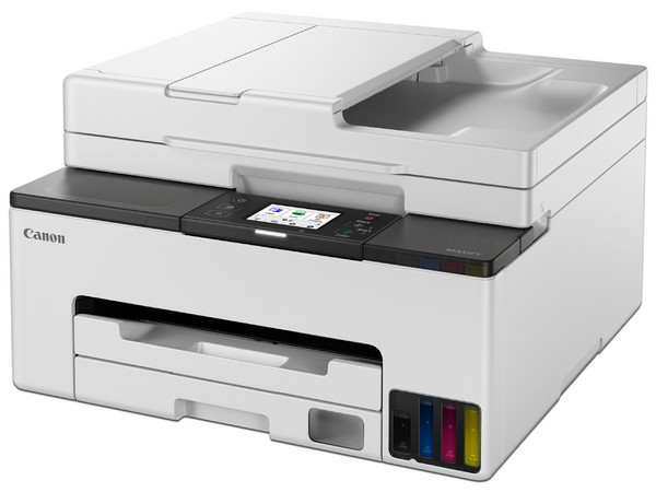 Multifuncional con Sistema de Tinta Continua Canon Maxify GX2010, Impresora, Copiadora, Escáner y Fax, Ethernet, USB, Color Blanco.