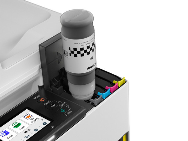 Multifuncional con Sistema de Tinta Continua Canon Maxify GX2010, Impresora, Copiadora, Escáner y Fax, Ethernet, USB, Color Blanco.