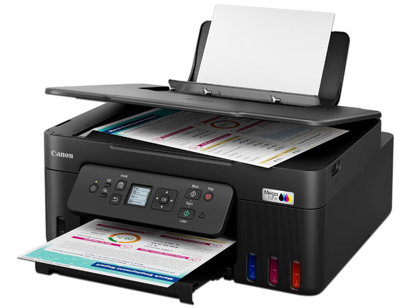 Multifuncional a color Canon PIXMA G3180 con Sistema de Tanques de Tinta, Impresora, Copiadora y Escáner, Resolución hasta 4800 x 1200 dpi, USB, Wi-Fi, Color Negro. (Caja abierta)