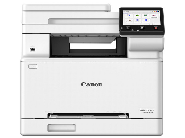 Multifuncional Láser a Color Canon ImageClass MF665CDW, Velocidad de Impresión a Color de 26 ppm, Impresora, Copiadora, Escáner y Fax, Wi-Fi. Color Blanco.