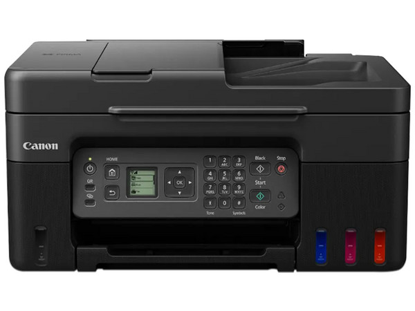 Multifuncional Canon PIXMA G4170, Con Sistena de Tanques de Tinta, Resolución de Impresión de hasta 4800 x 1200 DPI, Impresora, Copiadora, Escáner y Fax, USB, Wi-Fi. Color Negro.