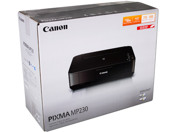Multifuncional Canon PIXMA MP230, Impresora, Copiadora y Escáner, Resolución hasta 4800 x 1200 dpi.