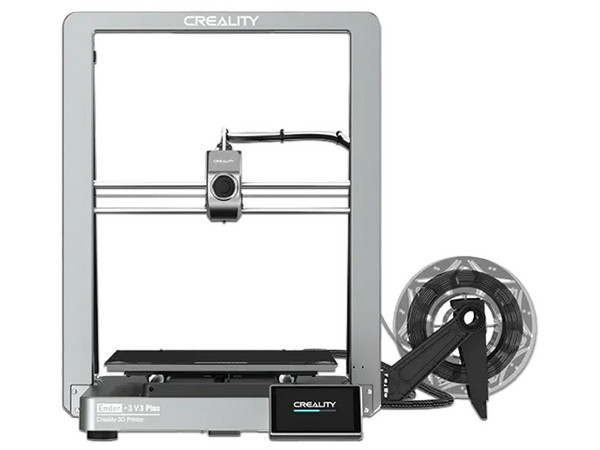 Impresora 3D Creality Ender-3 V3 Plus, Nivelación Automática, Calentamiento Rápido, Área de Impresión de 300mm x 300mm x 330mm. Color Negro.