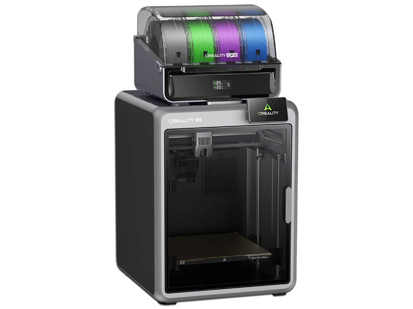 Impresora 3D Creality K2 Combo, Multi Color, DIY, Área de Impresión de 260mm x 260mm x 260mm. Color Negro.