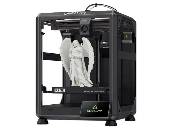 Impresora 3D Creality K2 SE Combo, Con Gestión de Materiales, PLA/ ABS/ PETG/ TPU/ Nylon, Área de Impresión de 220mm x 215mm x 245mm. Color Negro.