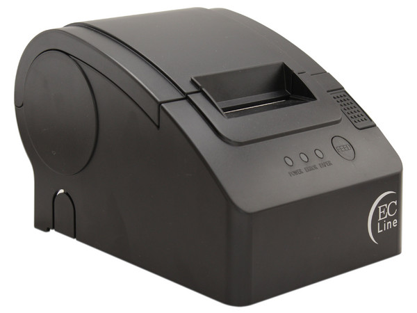 Impresora Térmica de Tickets EC Line EC-PM-58110-USB, Velocidad Máxima de 110mm/s, USB. Color Negro.
