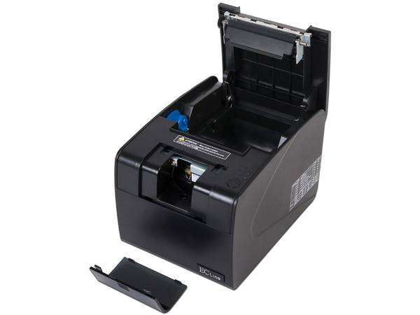Miniprinter Térmica EC Line EC-PM-80360, Interfaz USB, RJ11, Serial, Ethernet.