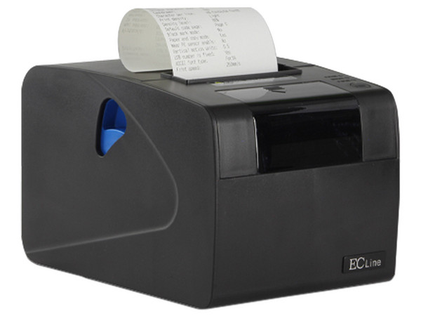 Impresora Térmica de Tickets EC Line PM-80250, Velocidad de Impresión de  250 mm/s, USB. Color Negro.